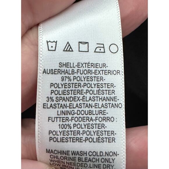 DRESS THE POPULATION Nicole Black Sweetheart Neckline Cocktail Midi Dress M NWT - Picture 5 of 5